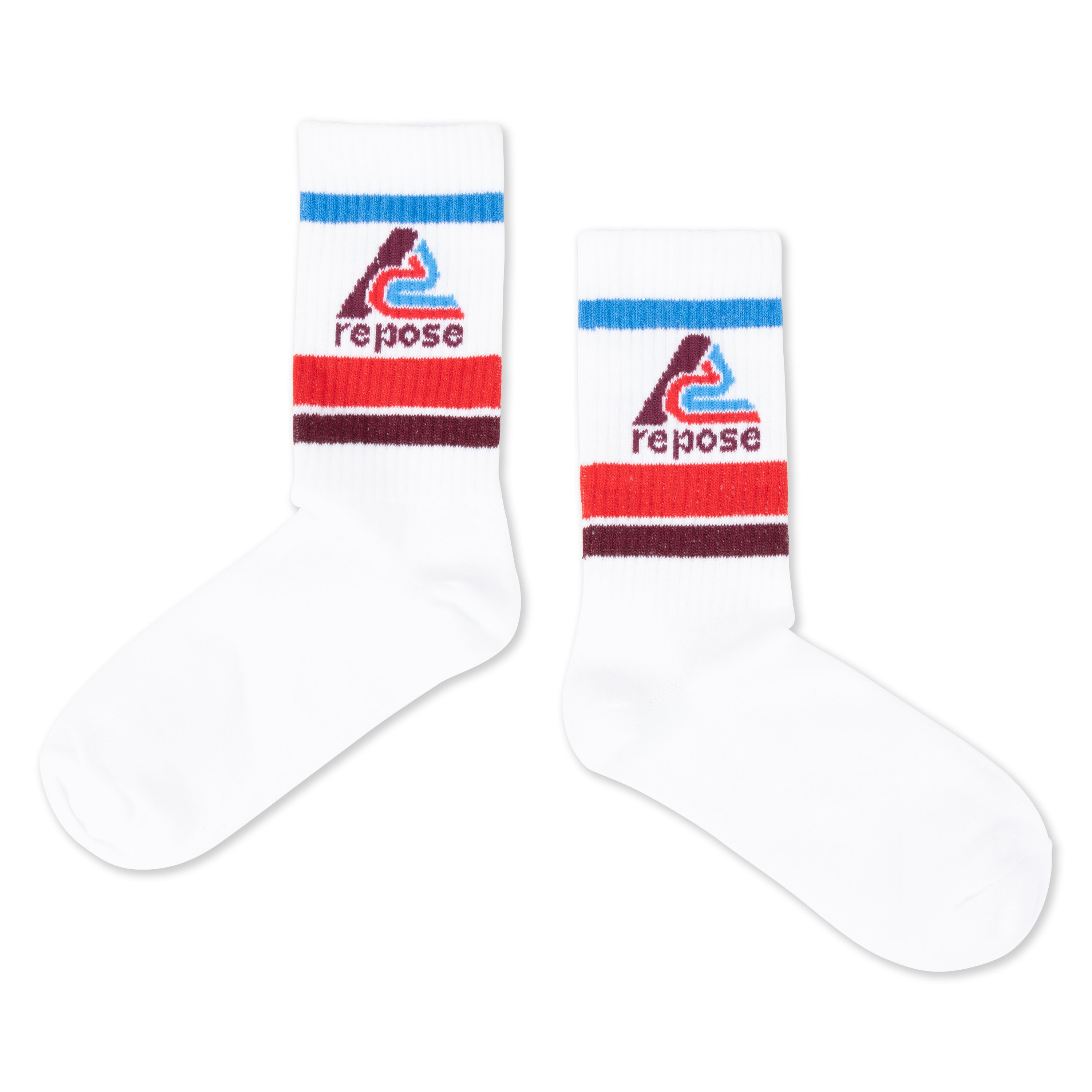 sporty socks - white logo