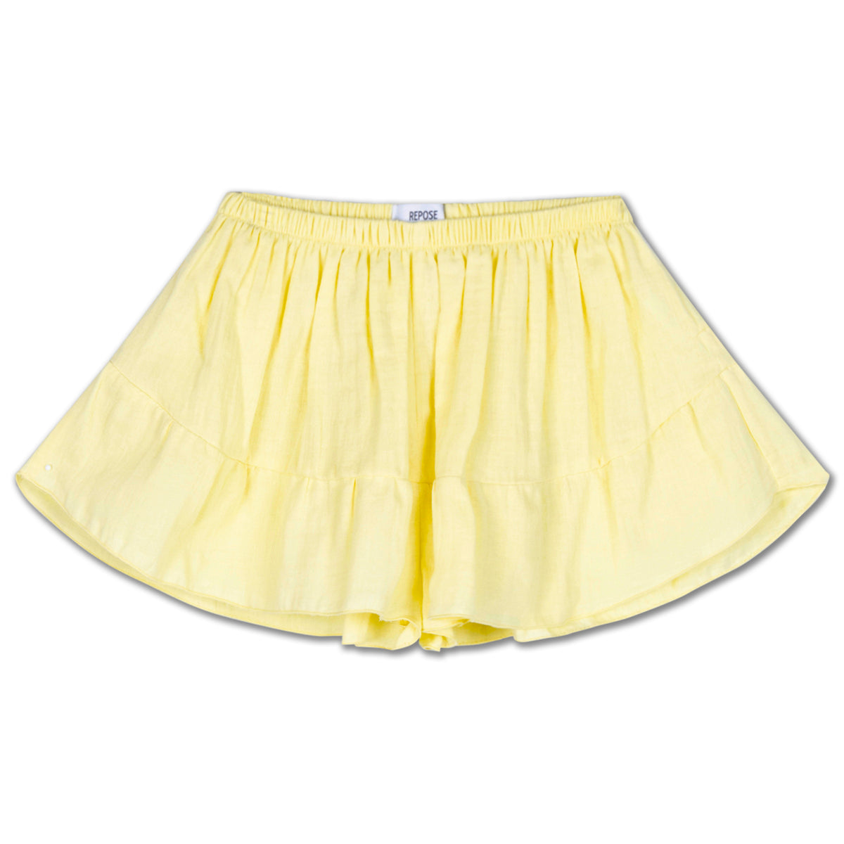 skirt short - soft yellow