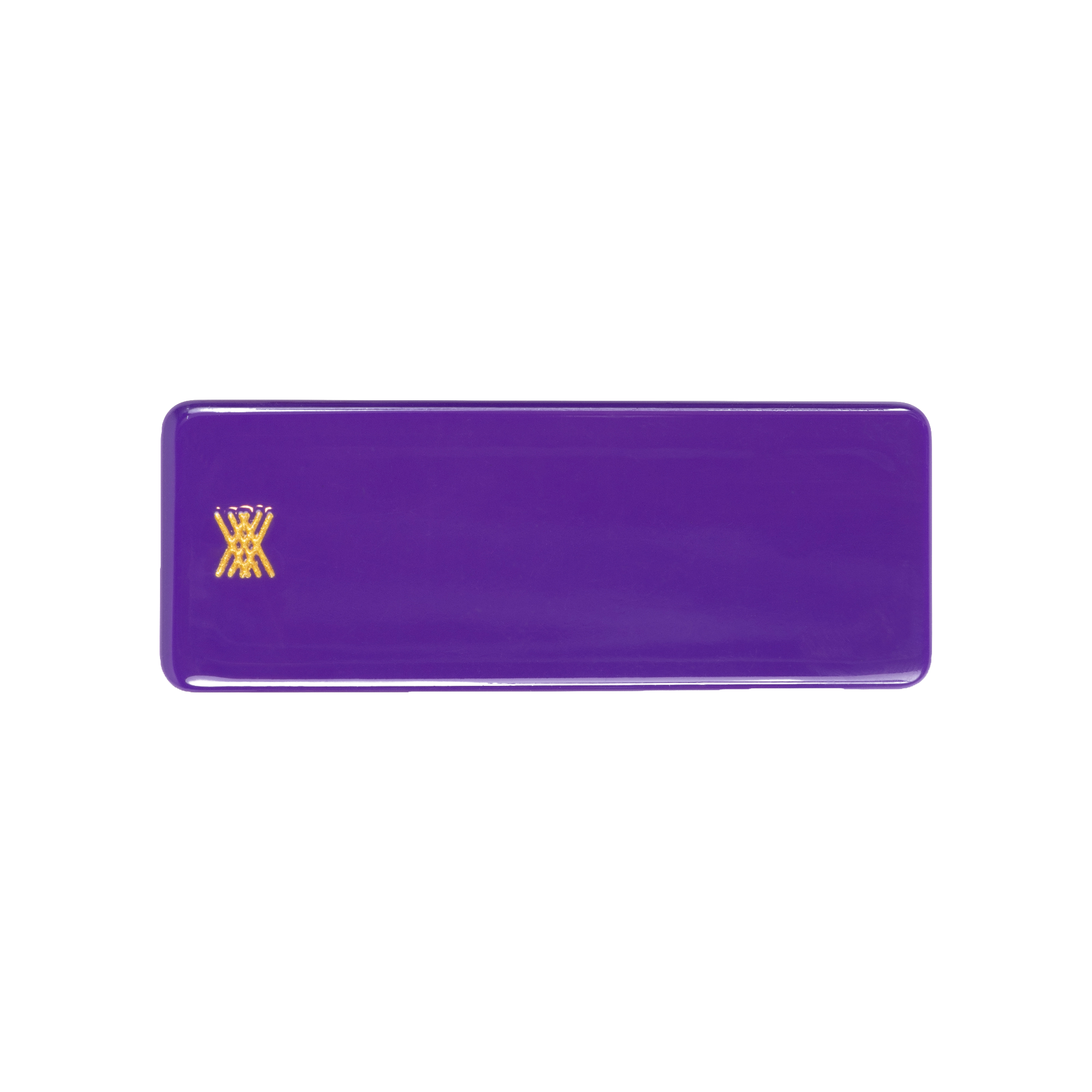 squared hair clip - orchid pop
