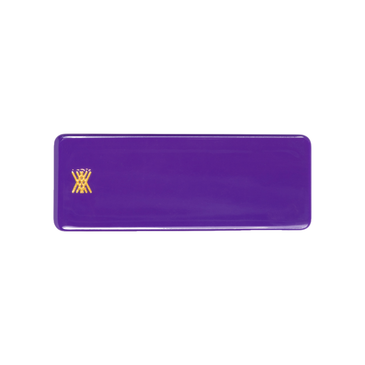 squared hair clip - orchid pop