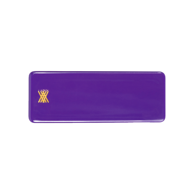 squared hair clip - orchid pop
