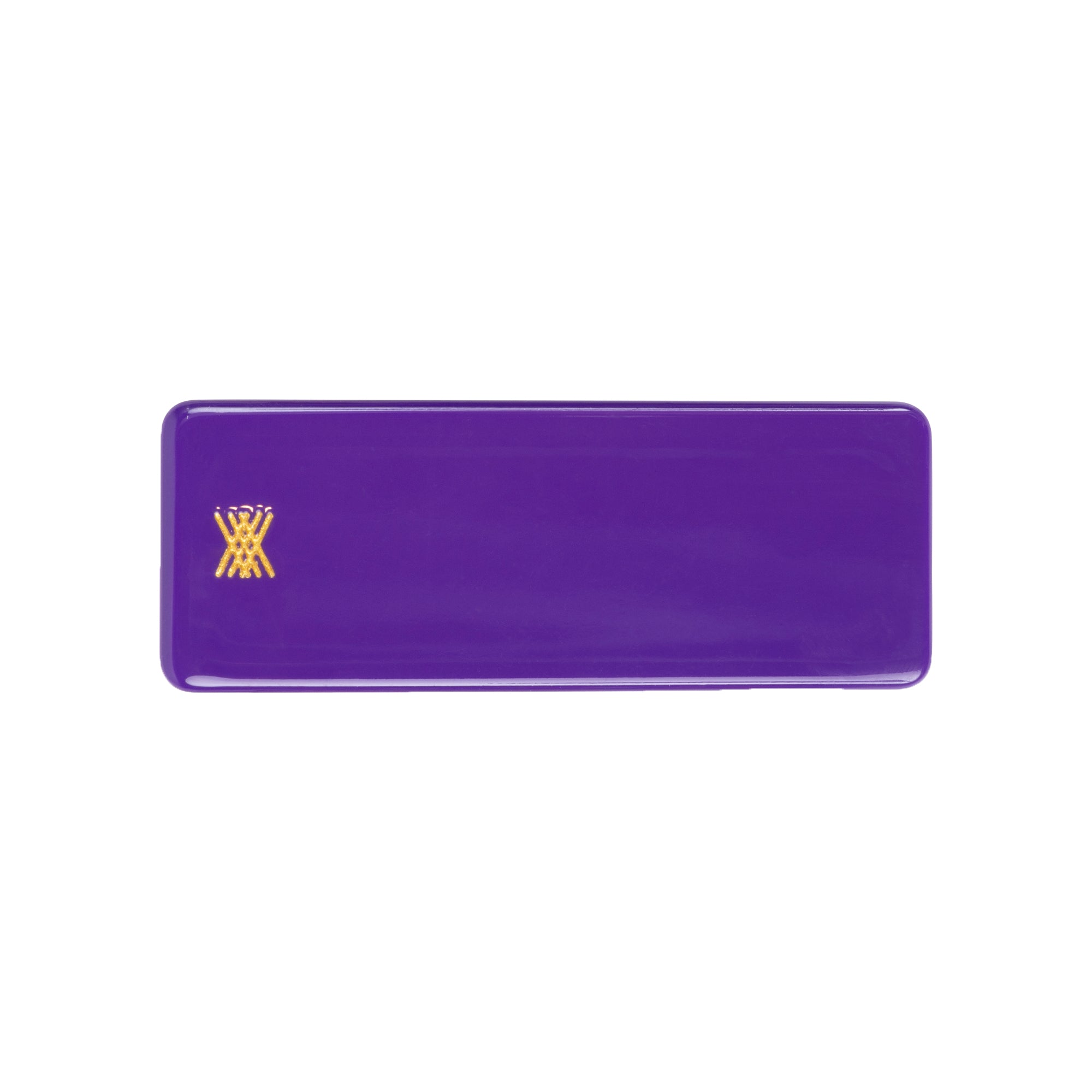 squared hair clip - orchid pop