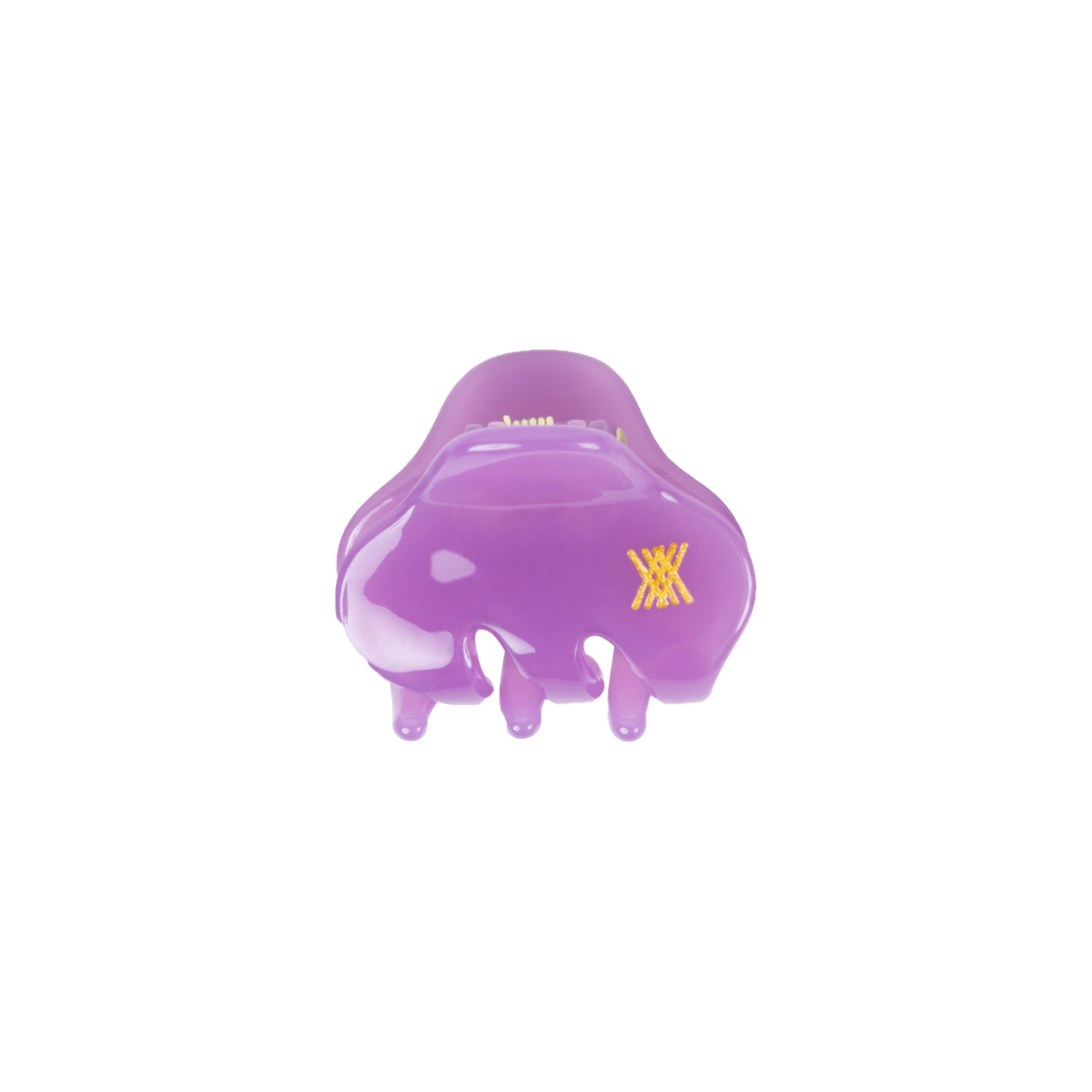 hair clamp small - purple orchid