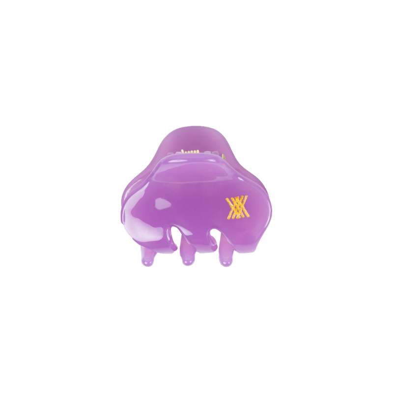 hair clamp small - purple orchid