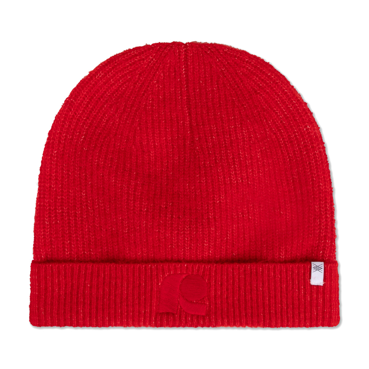 knit hat - red