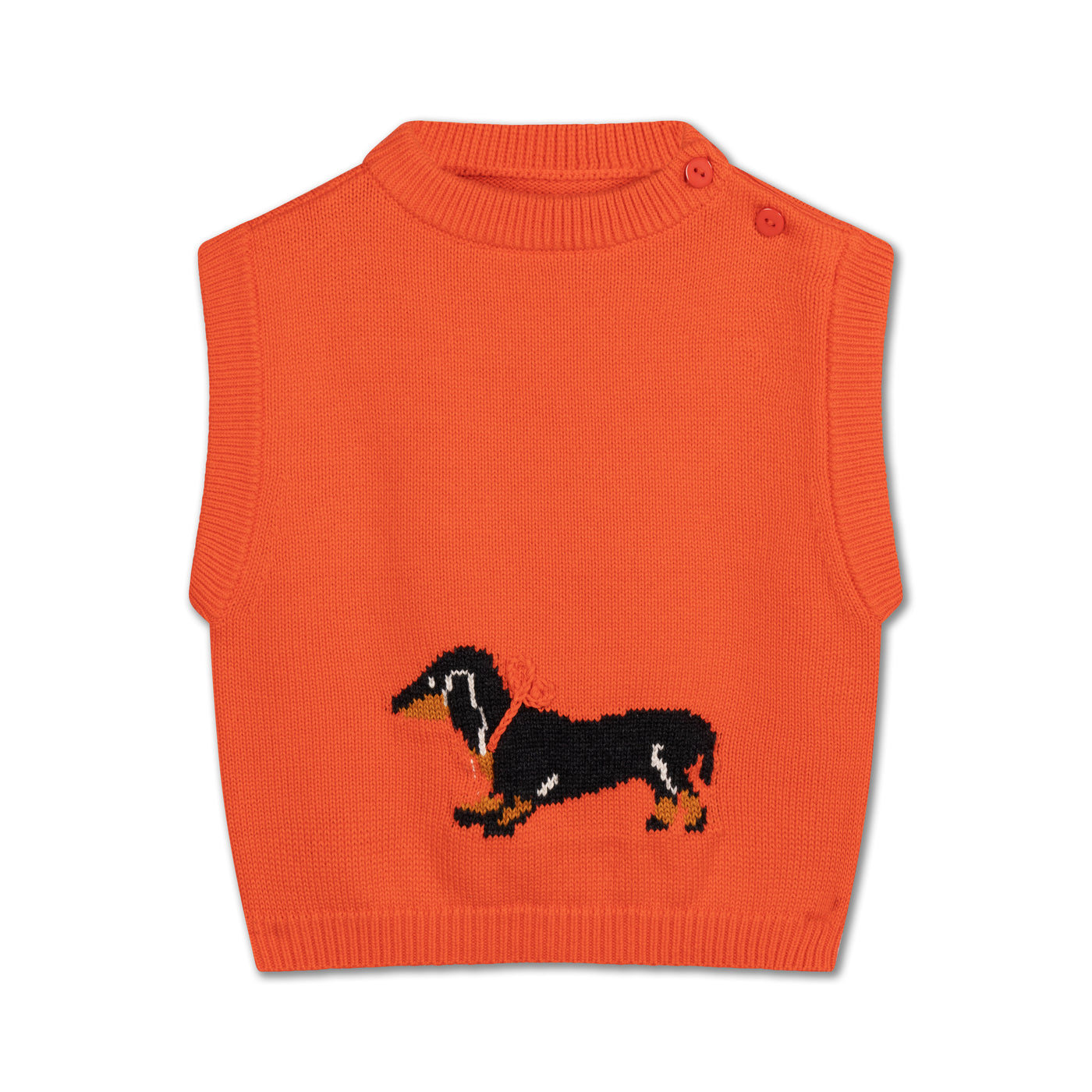 Knit spencer - Radiant red