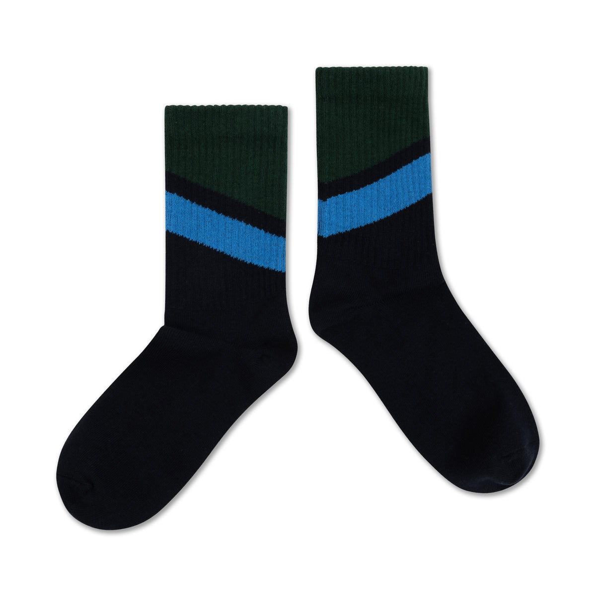 sporty sock - graphite night stripe