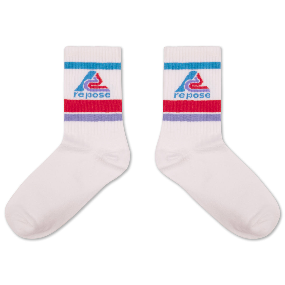 sporty socks - white logo