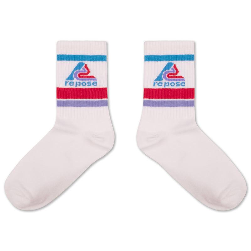 sporty socks - white logo