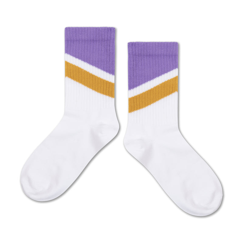 sporty socks - white stripe