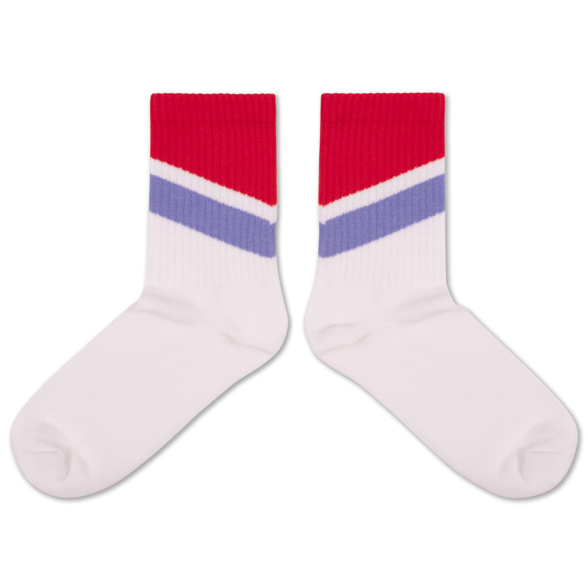 sporty socks - white stripe