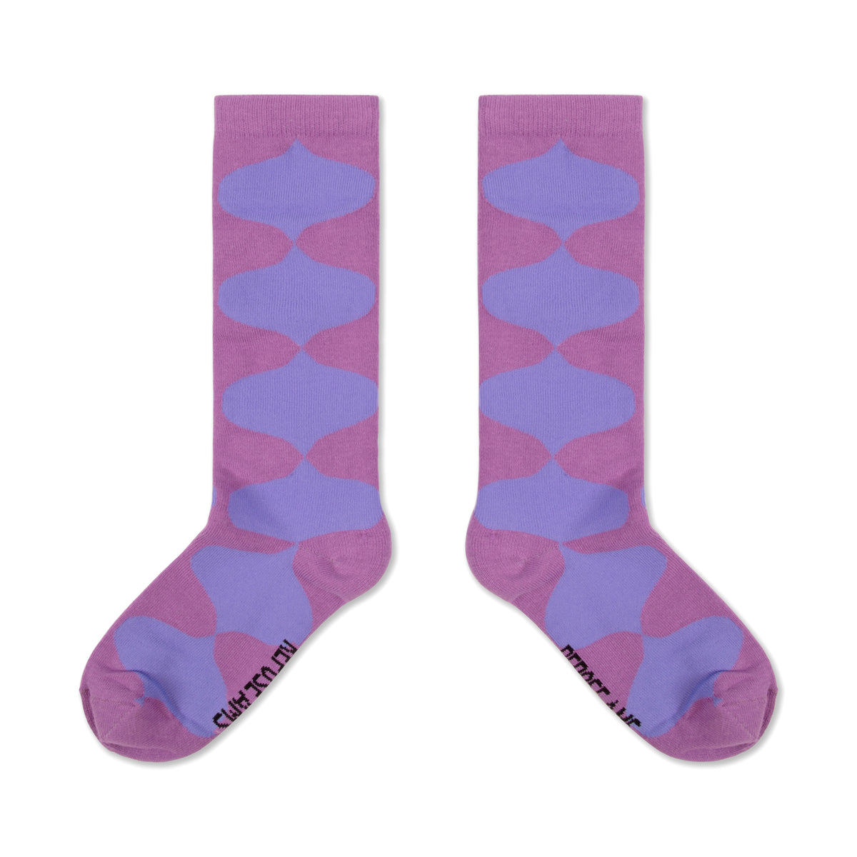 knee socks - soft harlequin bloom