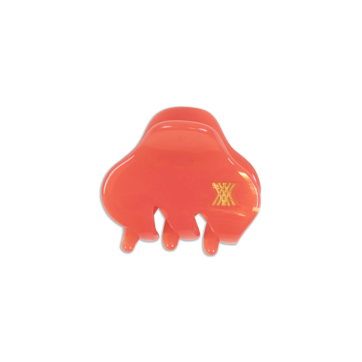 hair clamp - coral dusk