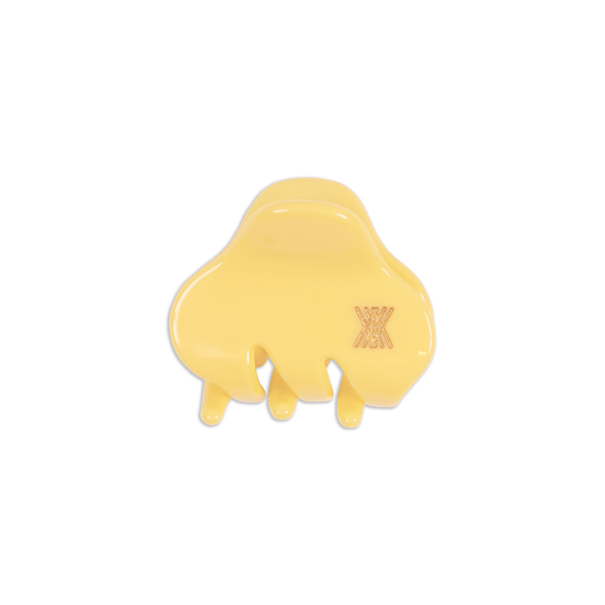hair clamp - soft yellow