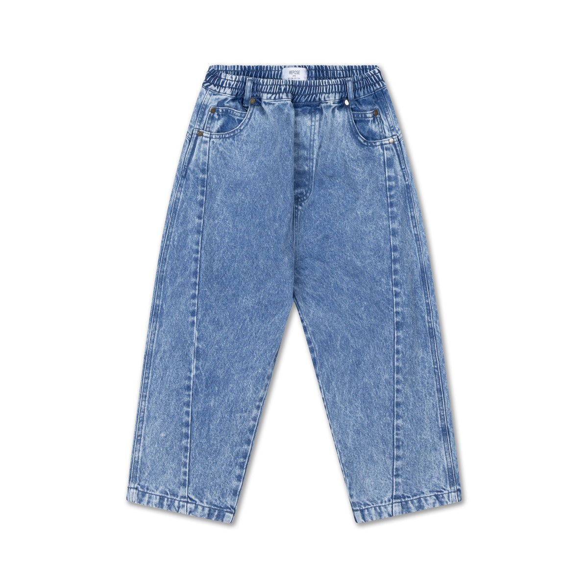 wide pant - acid blue