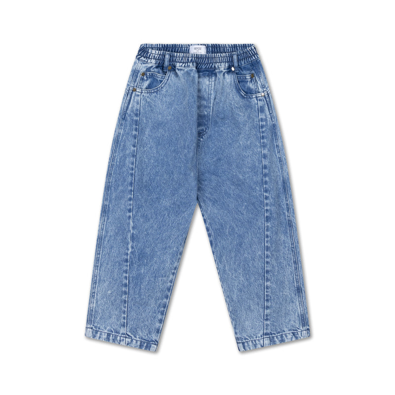 wide pant - acid blue
