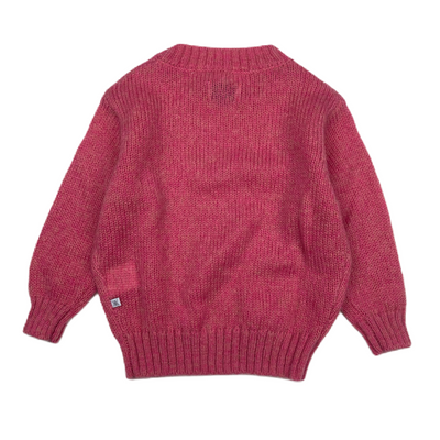 Repose ams. - Oversized knitted sweat pinkish coral 2y, 3y & 14y