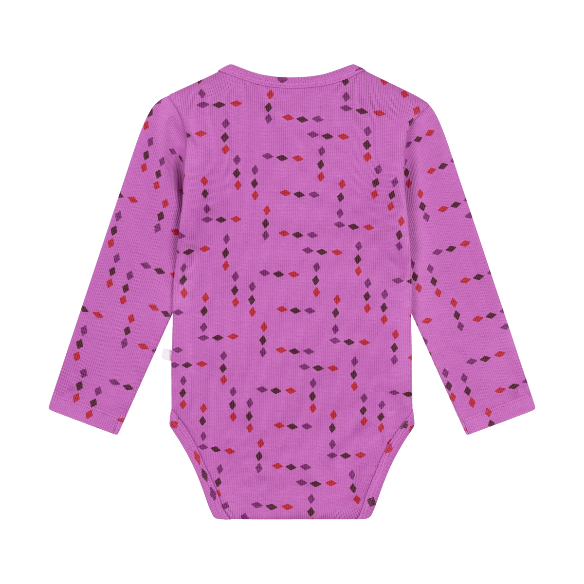 bodysuit LS - pixel diamond