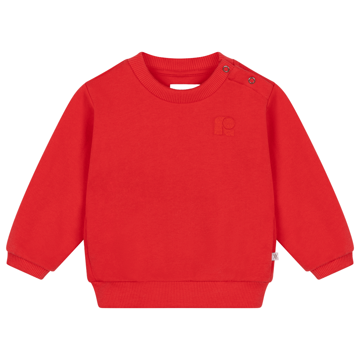 cozy drop sweater - firecracker red