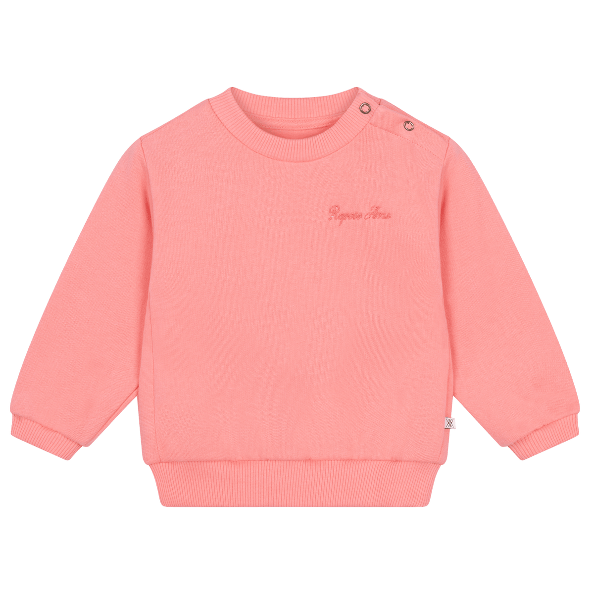 cozy drop sweater - cheeky flamingo