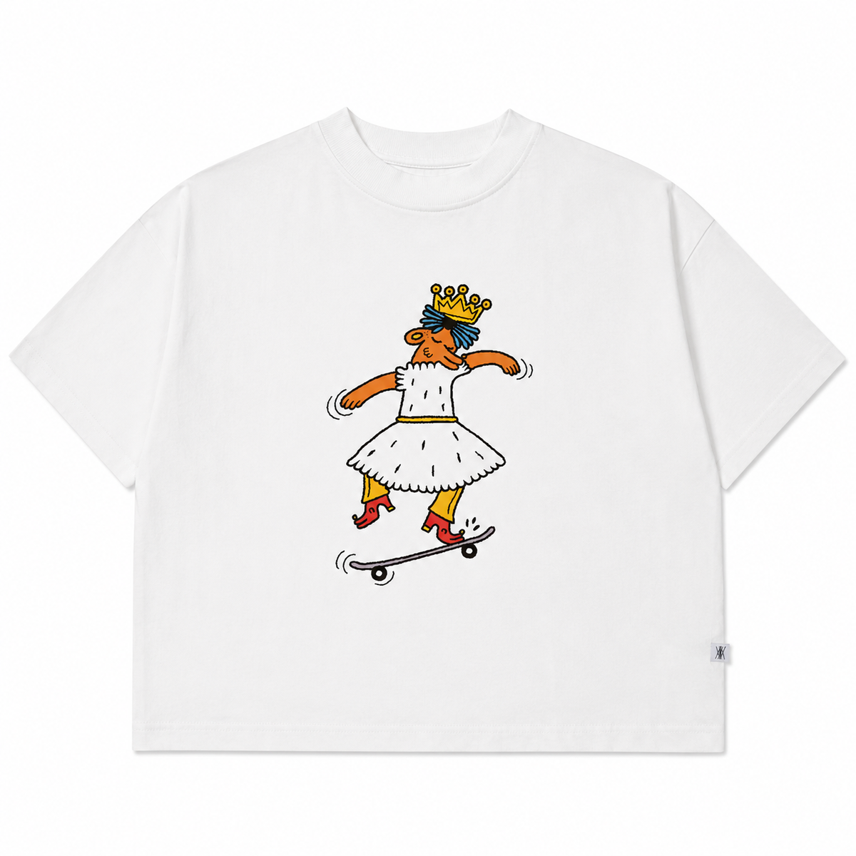 boxy tee - crips white Donnie