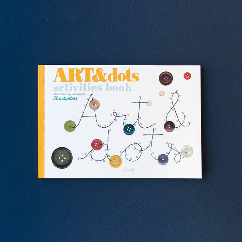 Connect the Dots Activity Book by Londji, creative drawing game for kids with whimsical characters and scenes, portable and educational toy