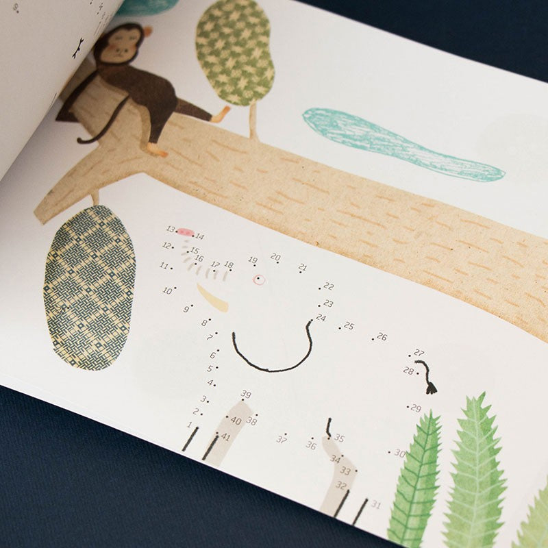 Connect the Dots Activity Book by Londji, creative drawing game for kids with whimsical characters and scenes, portable and educational toy
