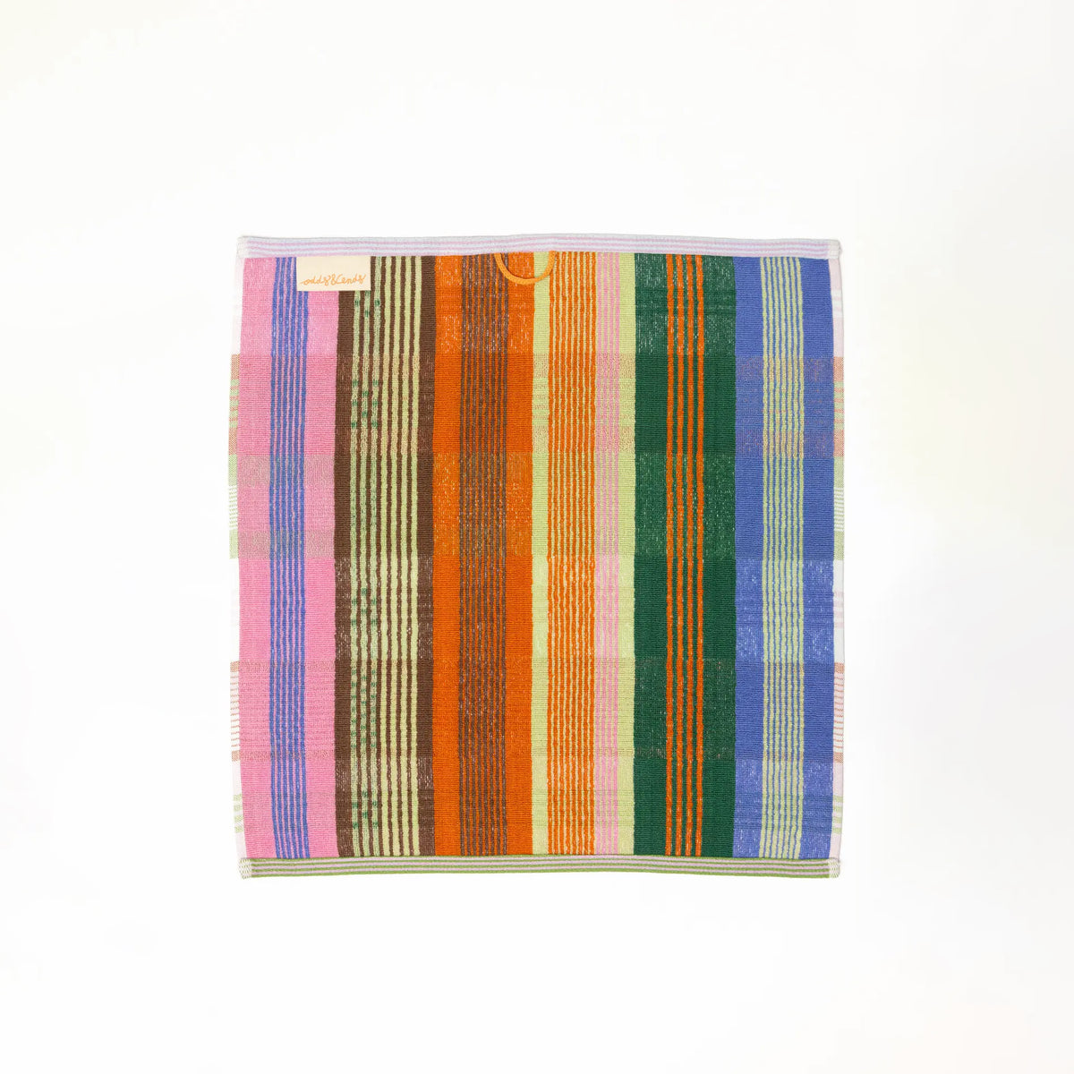 foekje fleur kitchen towel #106 wild weave made from dead stock cotton yarns sustainable kitchen or bathroom towel 50 x 50 cm made in portugal