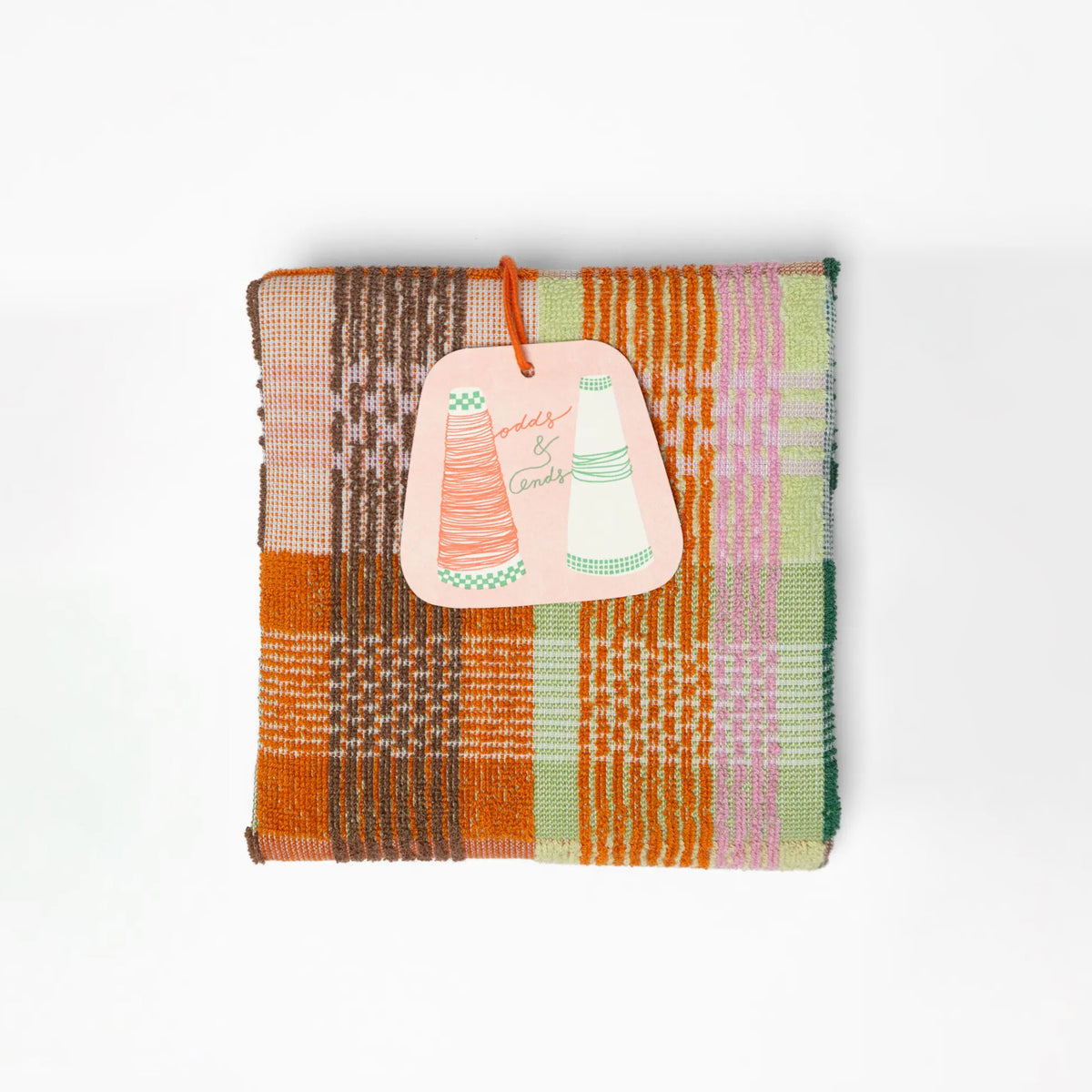 foekje fleur kitchen towel #106 wild weave made from dead stock cotton yarns sustainable kitchen or bathroom towel 50 x 50 cm made in portugal