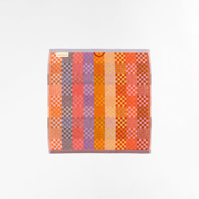 Foekje Fleur Tea Towel #86A Checkered Check – eco-friendly 100% cotton tea towel from the Odds & Ends collection, made in Portugal with leftover dyed yarns