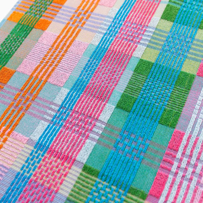 Foekje Fleur colorful sustainable home textiles from Odds & Ends, made from industry leftovers, 100% cotton, 50x50 cm, heavy 600 gr/m², made in Portugal.