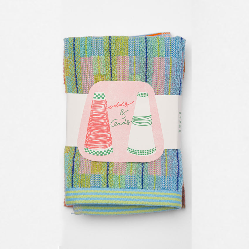 Foekje Fleur Basket #61 in multicolor design, eco-friendly storage basket made from recycled cloth duo, sustainable home decor accessory