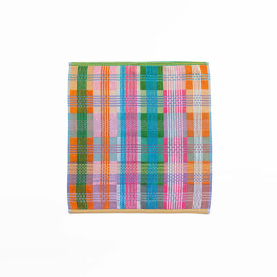 Foekje Fleur colorful sustainable home textiles from Odds & Ends, made from industry leftovers, 100% cotton, 50x50 cm, heavy 600 gr/m², made in Portugal.