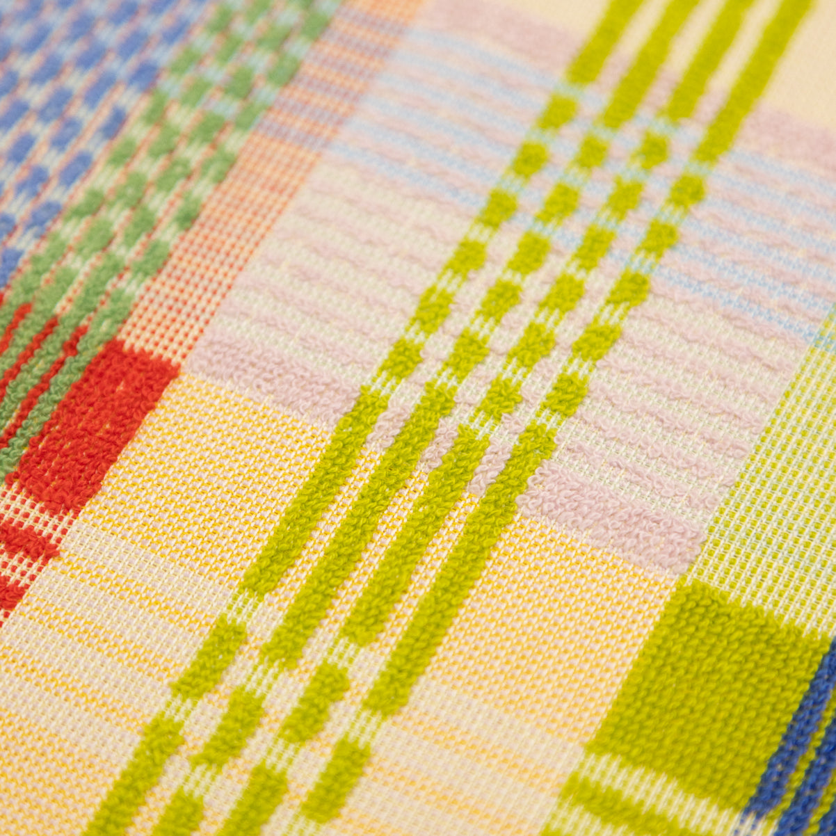 Foekje Fleur kitchen towel #88 Wild Weave – sustainable cotton towel made from deadstock yarns