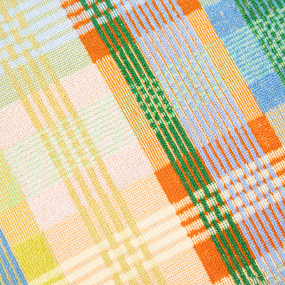 Colorful cotton kitchen towel made from leftover yarns – 50×50 cm – Foekje Fleur – made in Portugal