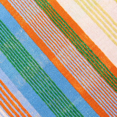 Colorful cotton kitchen towel made from leftover yarns – 50×50 cm – Foekje Fleur – made in Portugal