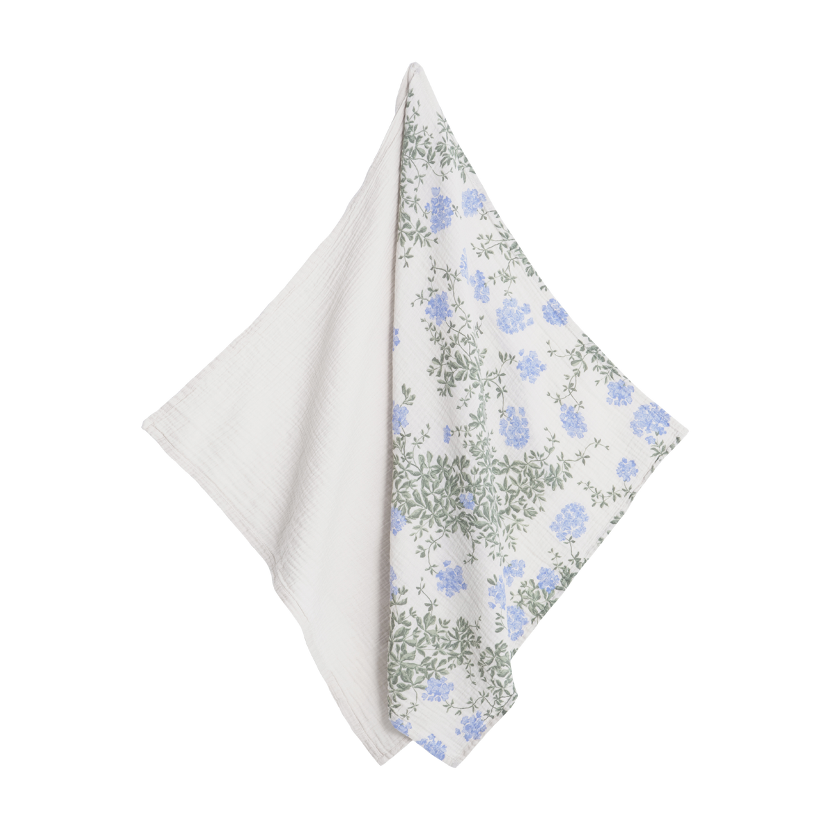 Garbo & Friends swaddle 2 pack blanket made from premium cotton muslin, 110x110 cm, featuring a textured, soft, and lightweight design with signature patterns, perfect for swaddling, stroller use, or daytime naps