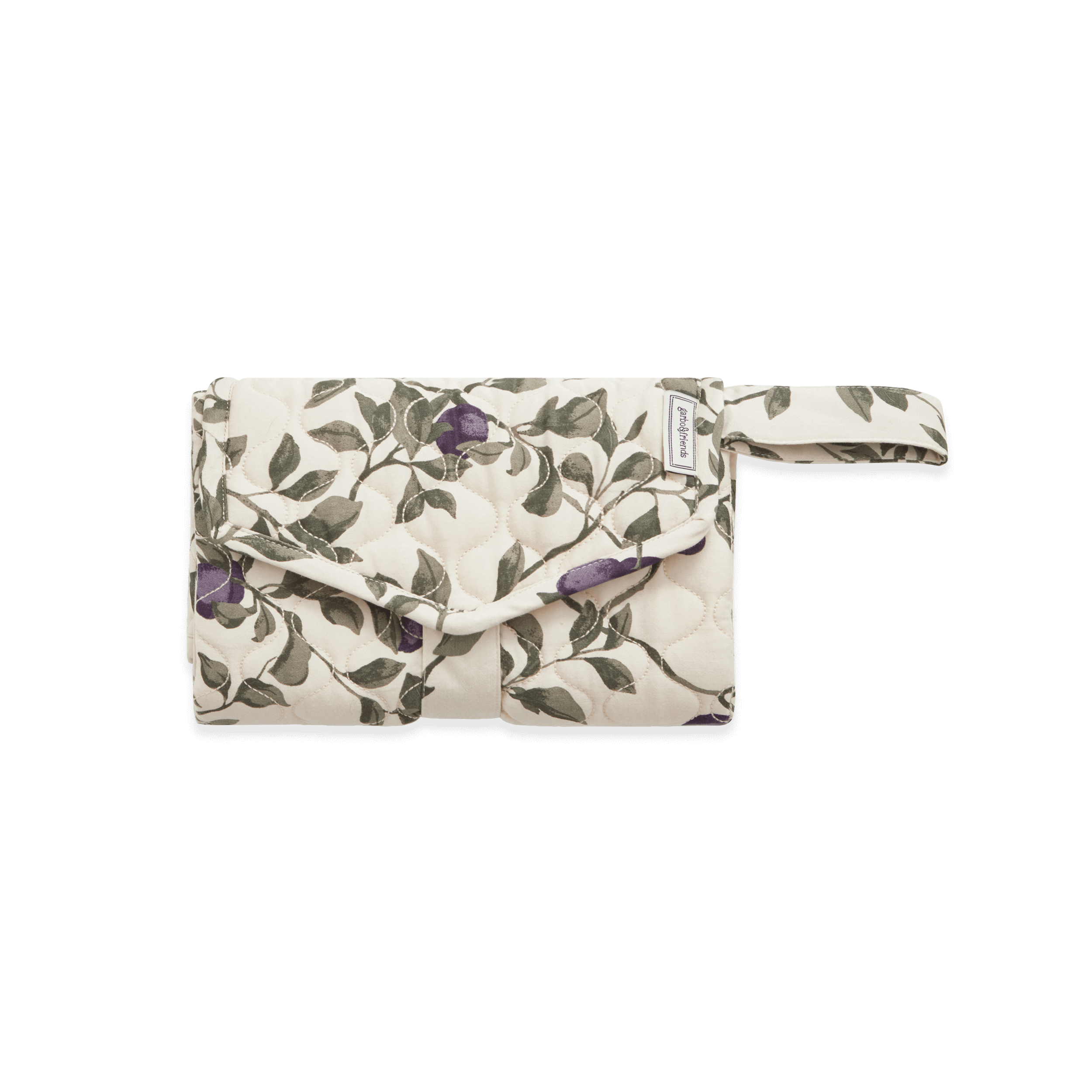 Garbo & Friends - Satin Quilted Change To Go Plum