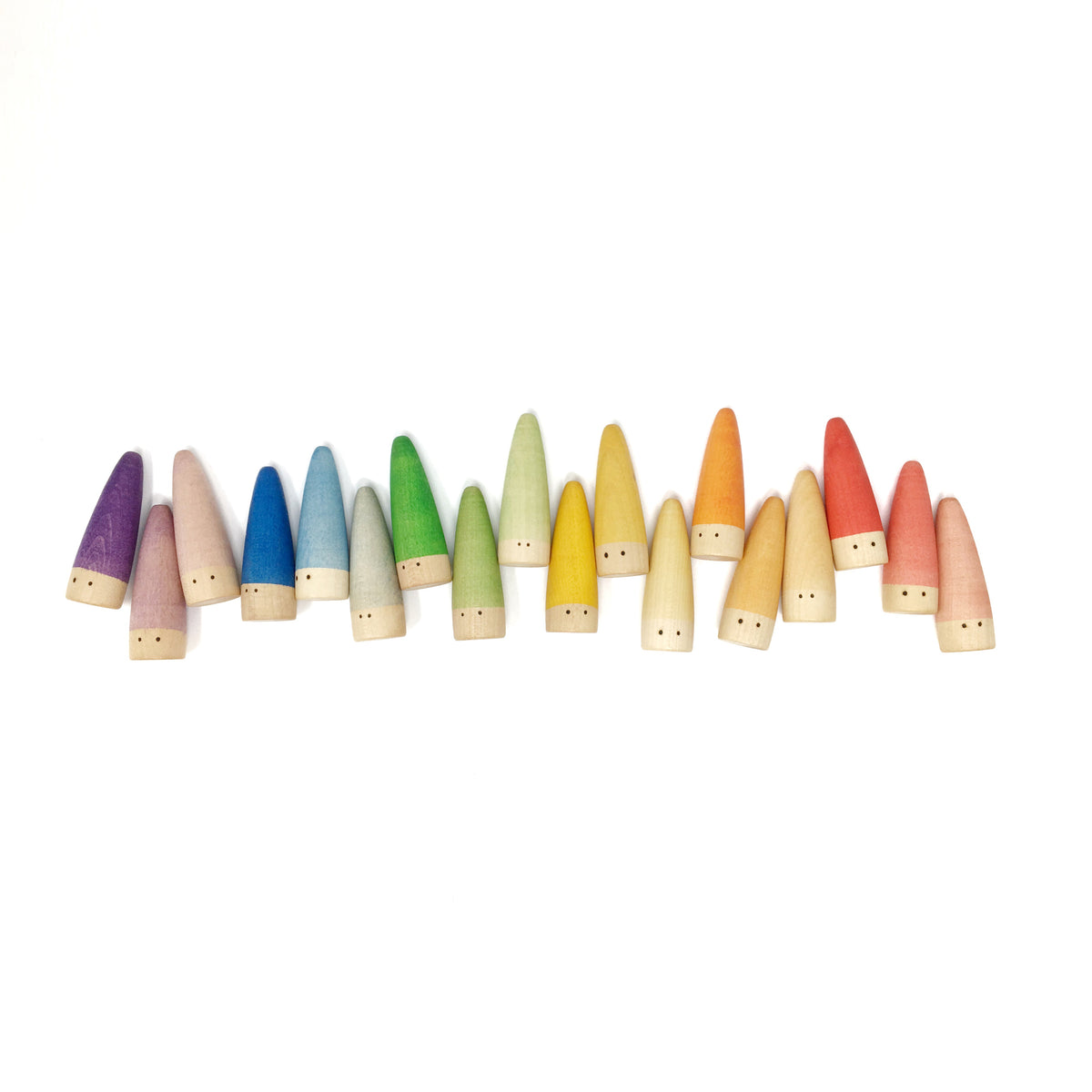 Grapat set of 18 colorful wooden sticks for open-ended play, designed for ages 18 months+ – safe, non-toxic, and perfect for imaginative exploration
