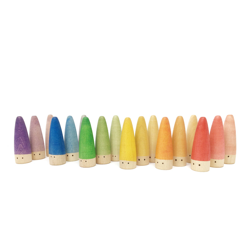 Grapat set of 18 colorful wooden sticks for open-ended play, designed for ages 18 months+ – safe, non-toxic, and perfect for imaginative exploration