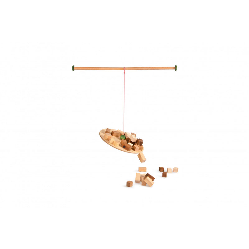 Grapat The Pendulum wooden balance board toy with stacking pieces for children