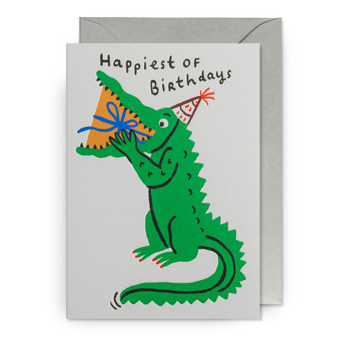 Klang und Kleid - Greeting Card Marie Assénat (Birthdays Crocodile)