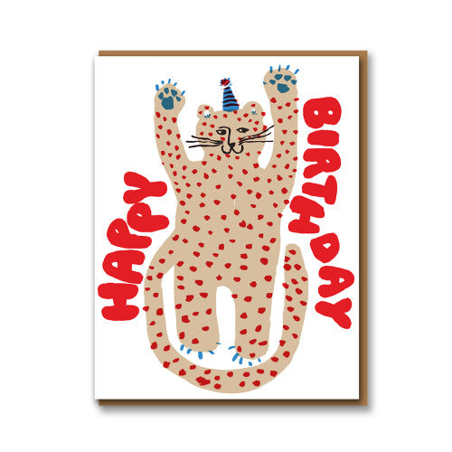 Klang und Kleid - Greeting Card Flip & Lu (Beret Birthday Cat)
