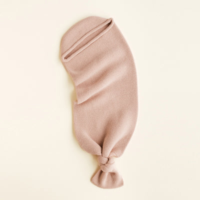 HVID Knitted Baby Cocoon made of 100% extra fine merino wool in neutral tones