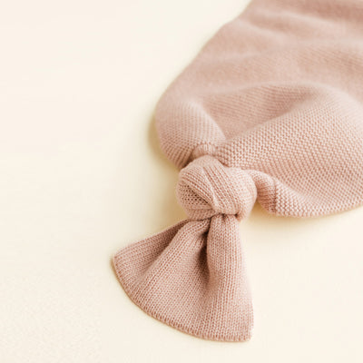 HVID Knitted Baby Cocoon made of 100% extra fine merino wool in neutral tones