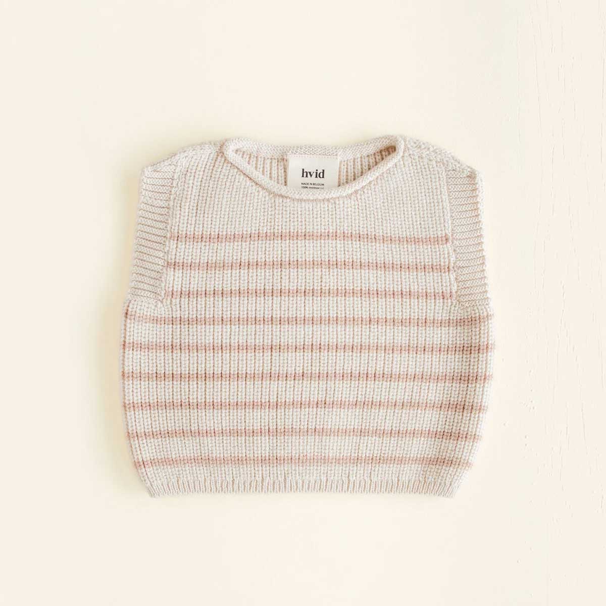 Hvid - vest harvey baby cream - apricot