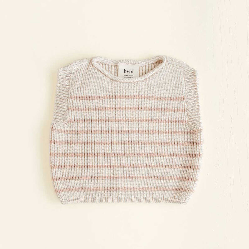 Hvid - vest harvey baby cream - apricot