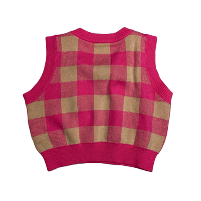 Repose AMS - Checkered Spencer Pop Pink 2y
