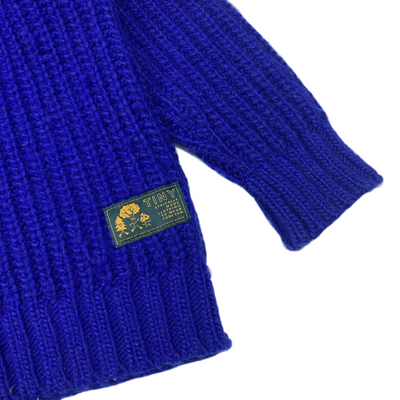Tiny Cottons - Knitted sweater ultramarine 10y