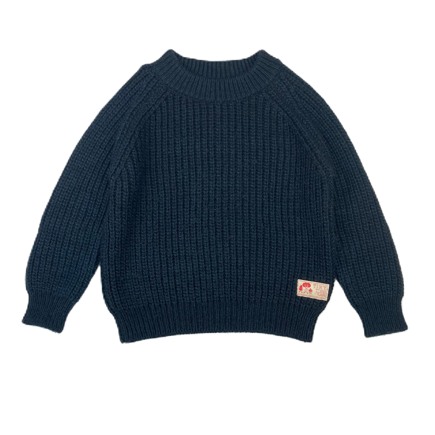 Tiny Cottons - Knitted sweater black 10y